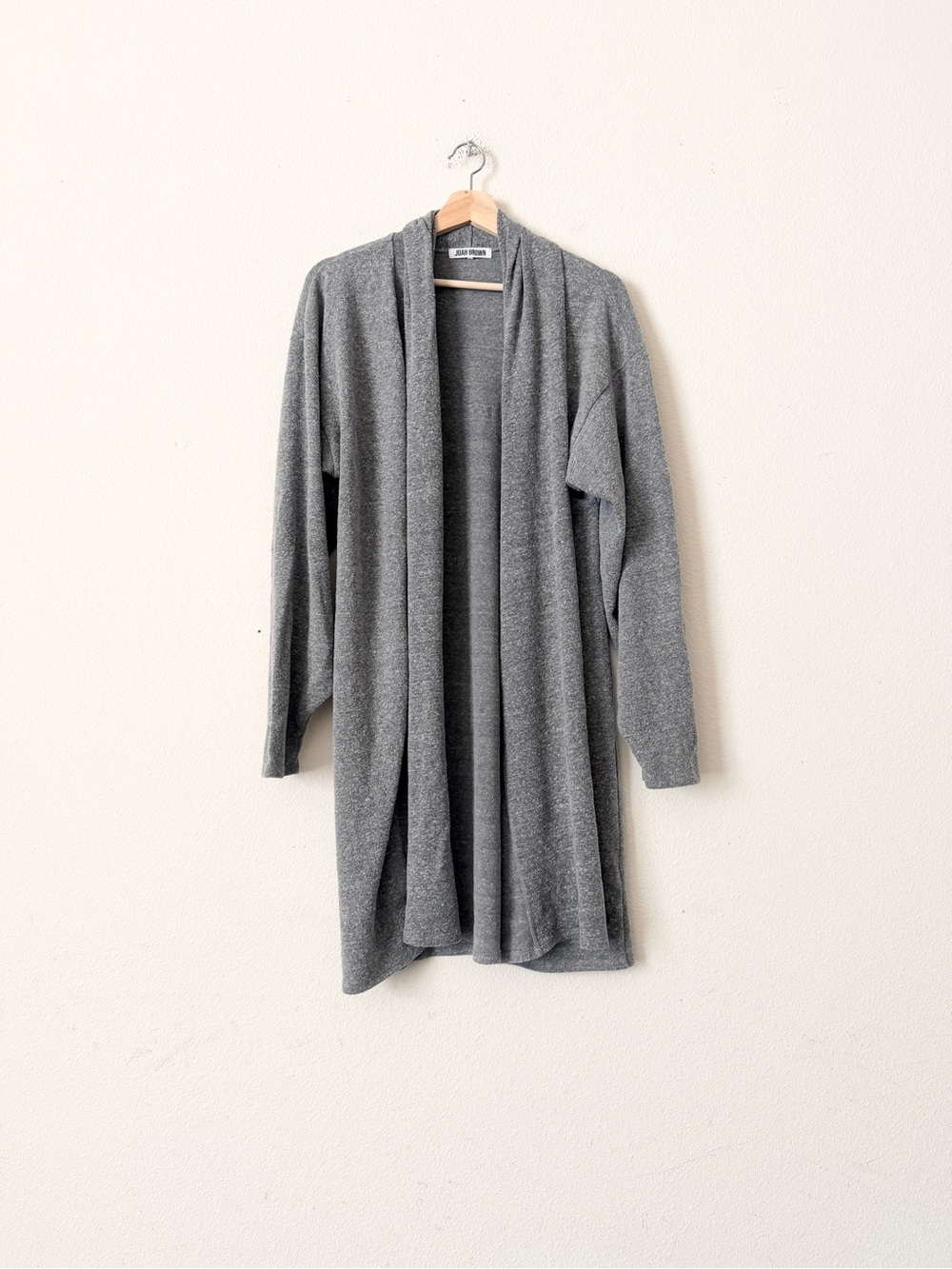 Joah Brown ONE SIZE Etoile cardigan in grey - Picture 3 of 8